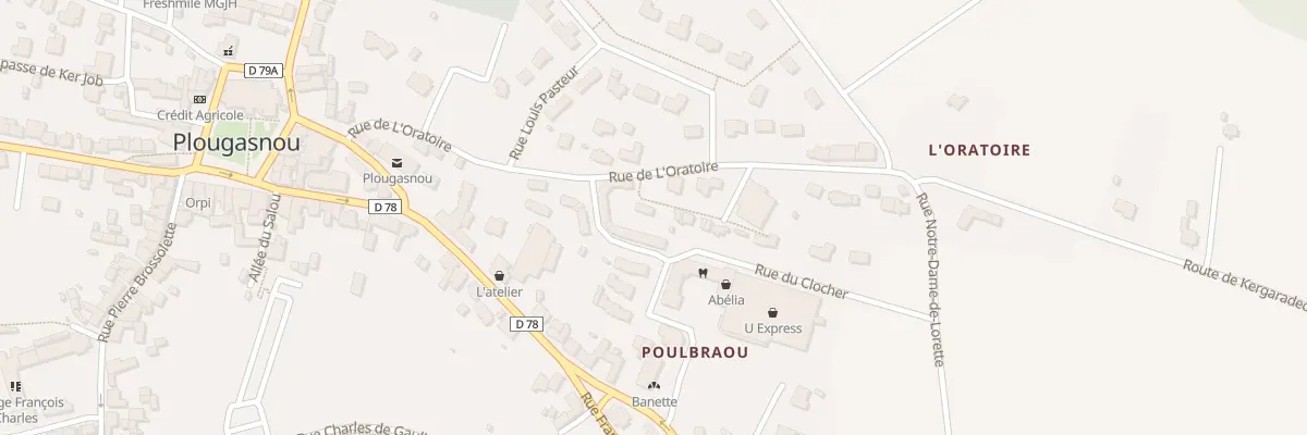 Plan du 5042 Rue de l’Oratoire à Plougasnou