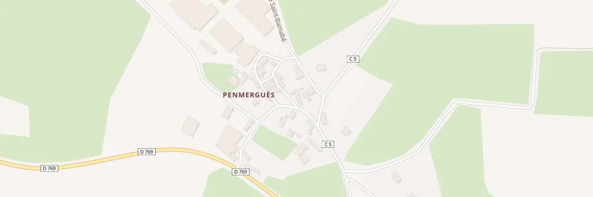Plan du 140 Penmergues au Cloître-Saint-Thégonnec