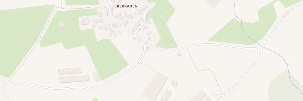 Plan du 70 Kerraden à Berrien