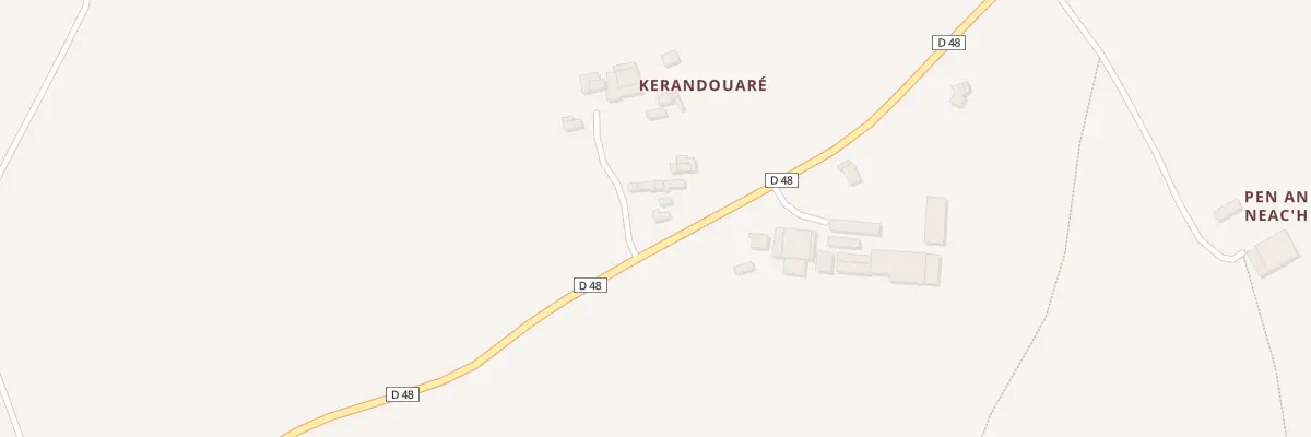 Plan du 393 Kerandouare à Collorec