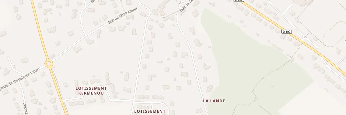 Plan du 25 Rue de Coatanscour à Plourin-lès-Morlaix