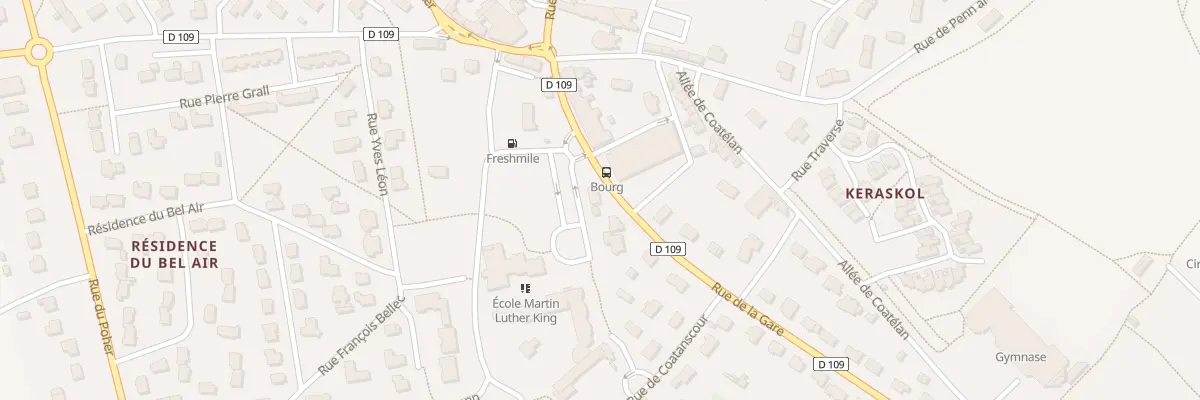 Plan du 1T Rue de la Gare à Plourin-lès-Morlaix
