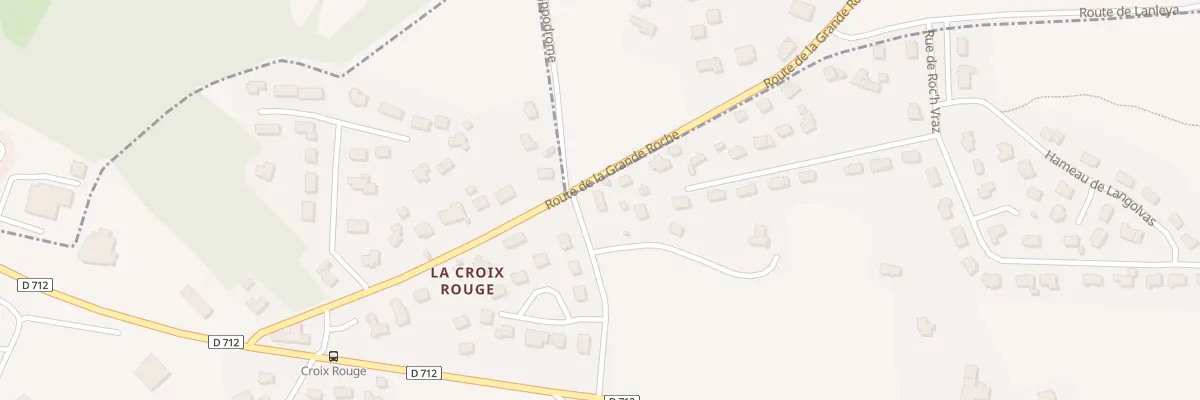 Plan du 5494 La Croix Rouge à Plouigneau