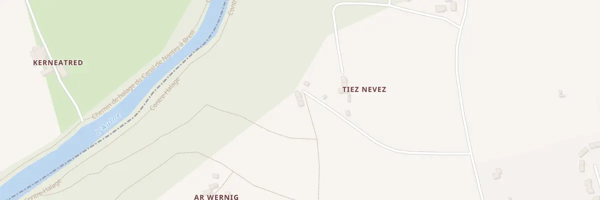 Plan du 6 Ty ar Nevez à Saint-Goazec