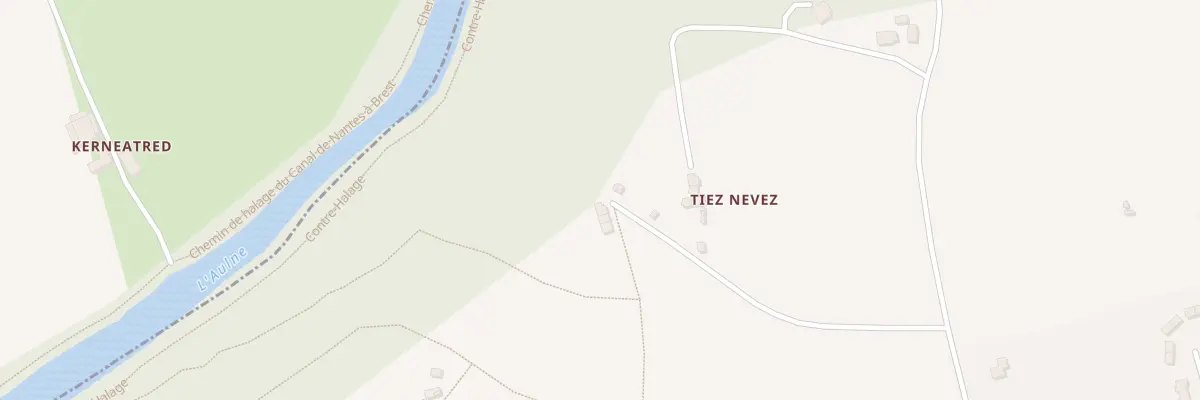 Plan du 5 Ty ar Nevez à Saint-Goazec