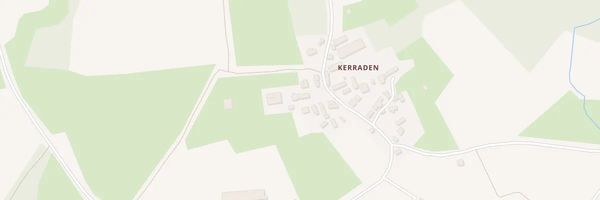 Plan du 74 Kerraden à Berrien