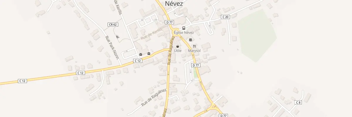 Plan du 5 Rue de Raguenes à Névez
