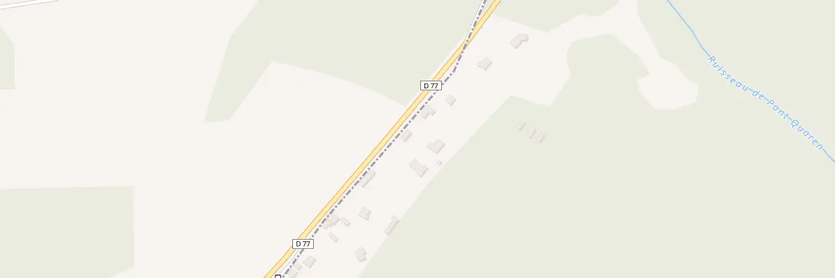 Plan du 62 Botquélen à Névez