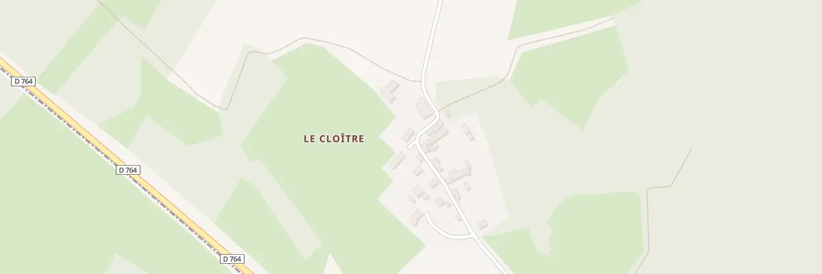 Plan du 5103 Le Cloitre à Huelgoat