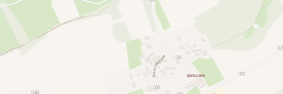 Plan du 6995B Quillien au Cloître-Saint-Thégonnec