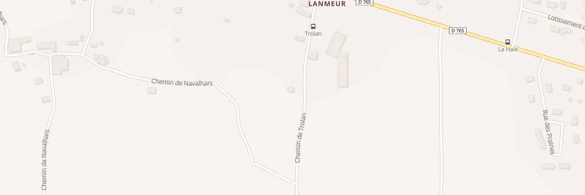 Plan du 7 Che de Trolan à Rosporden