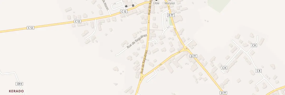 Plan du 14 Rue de Raguenes à Névez