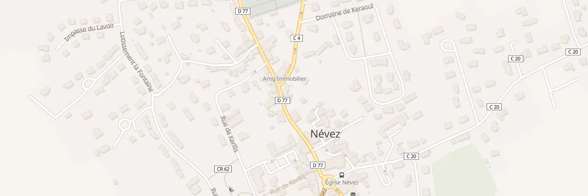 Plan du 6 Rue de l’Atlantique à Névez
