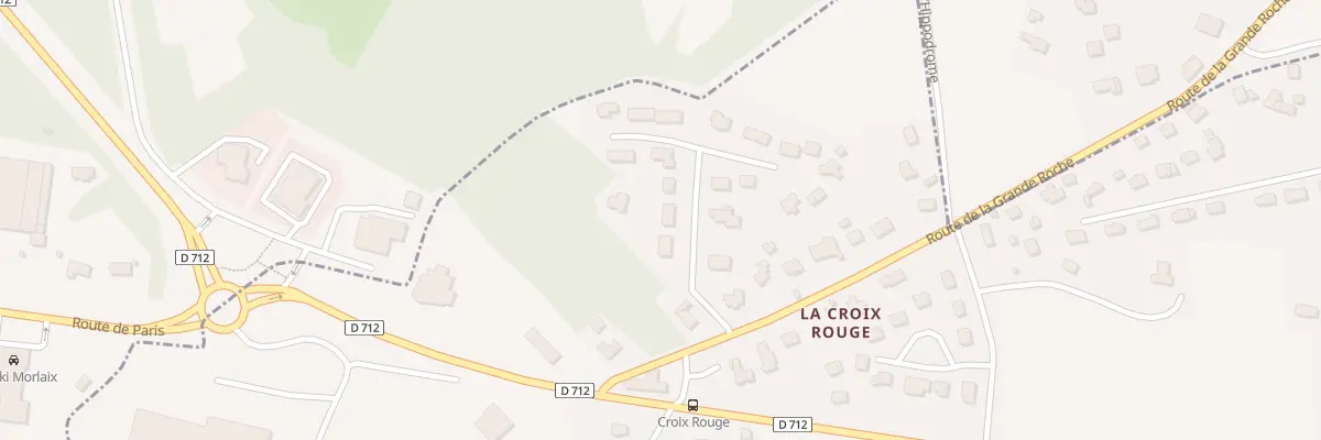 Plan du 4 Imp de la Croix Rouge à Plouigneau