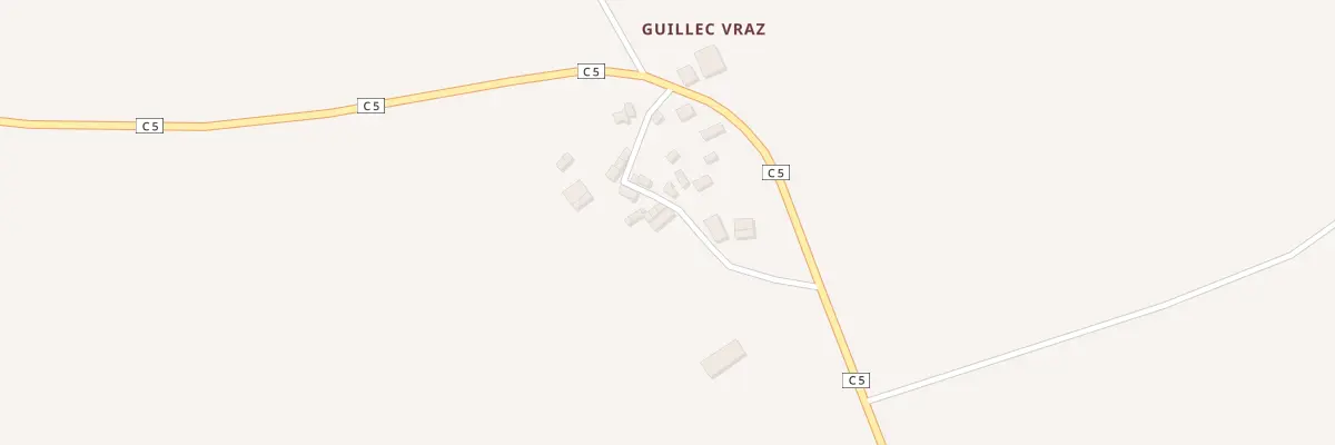 Plan du 187A Guillec Vras à Collorec