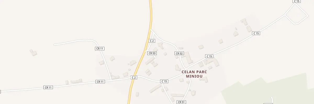 Plan du 3 Célan à Névez