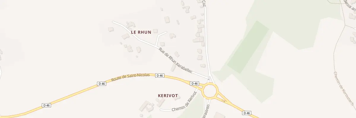 Plan du 1B Rue de Rhun Kerabellec à Plougasnou