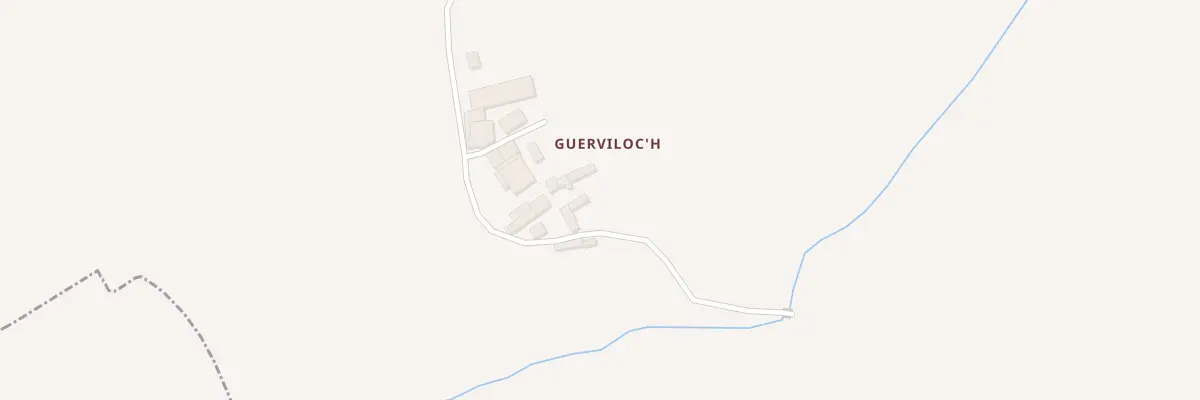Plan du 159 Guerviloch à Collorec