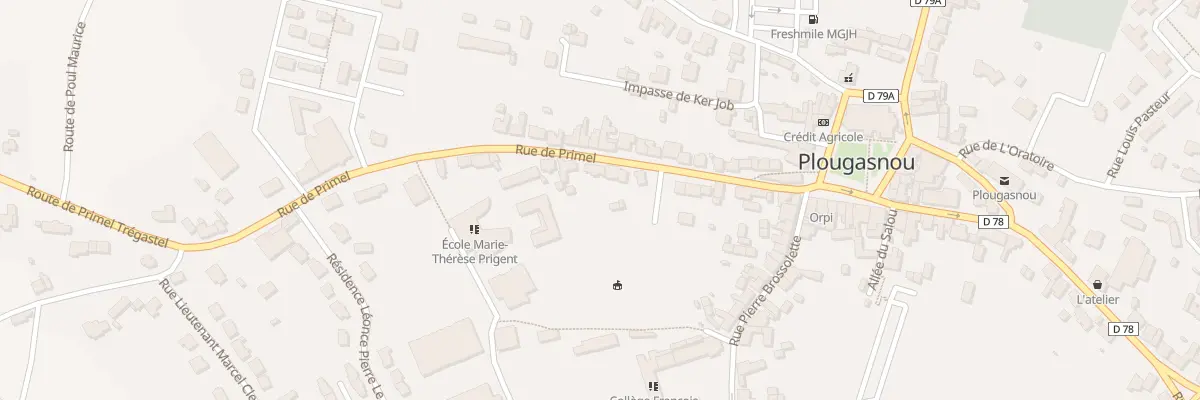 Plan du 16 Rue de Primel à Plougasnou