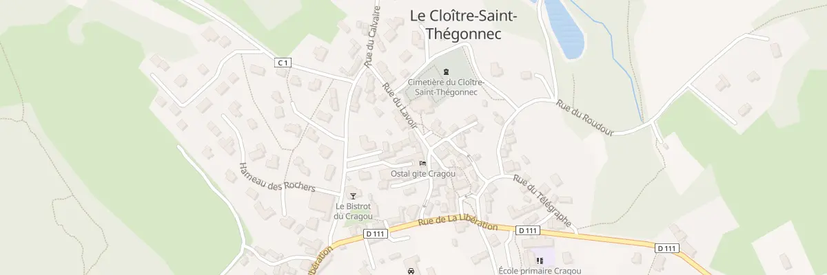 Plan du 37 Le Bourg au Cloître-Saint-Thégonnec