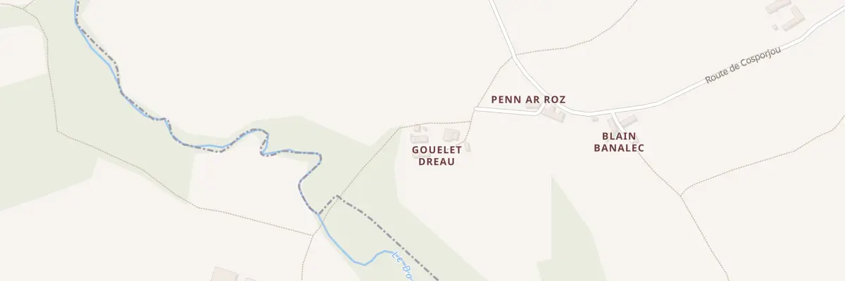 Plan du 1004 Rte de Corsporjou à Plouezoc’h
