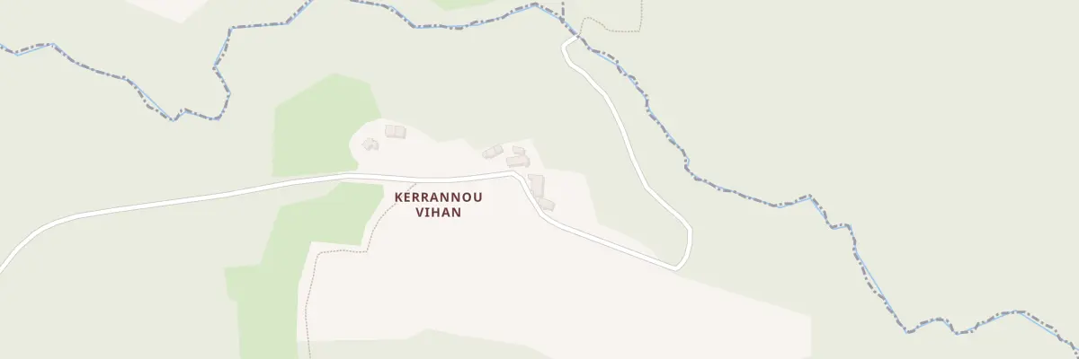 Plan du 166 Kerannou Vihan à Loqueffret