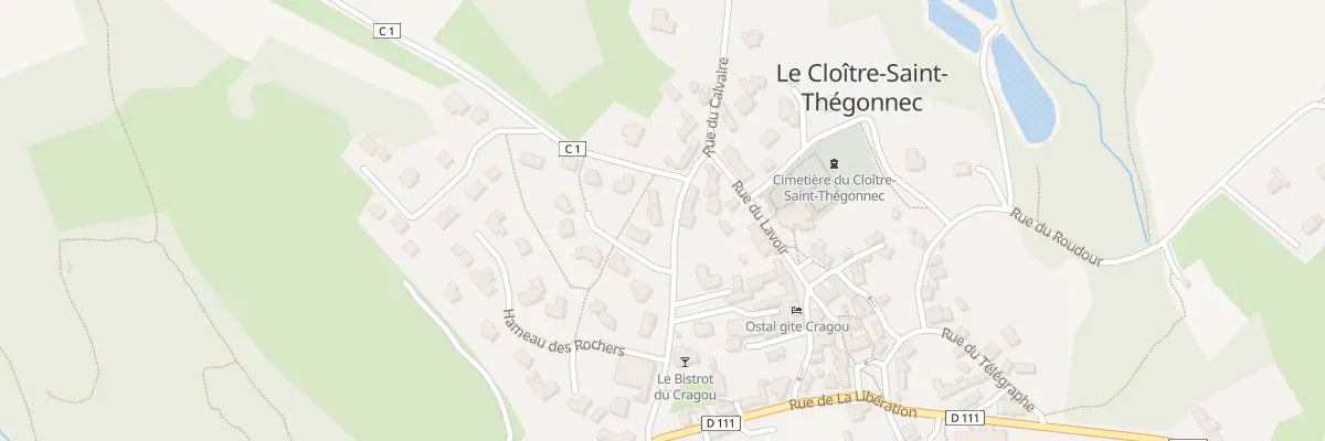 Plan du 4 Rue du Calvaire au Cloître-Saint-Thégonnec