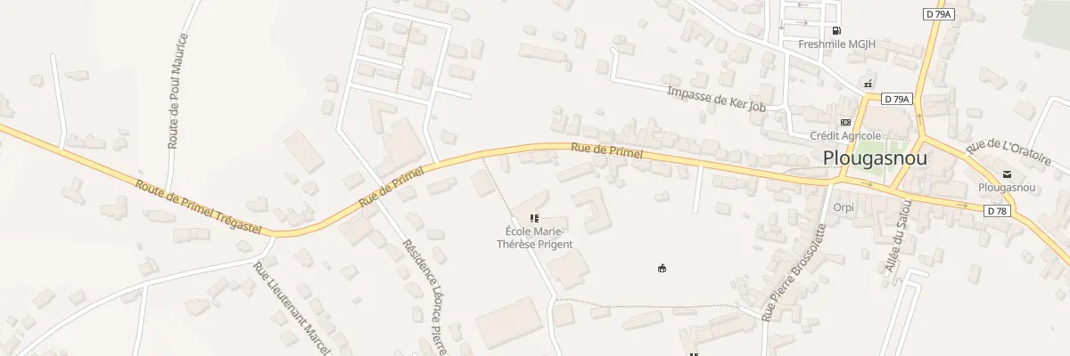 Plan du 26 Rue de Primel à Plougasnou