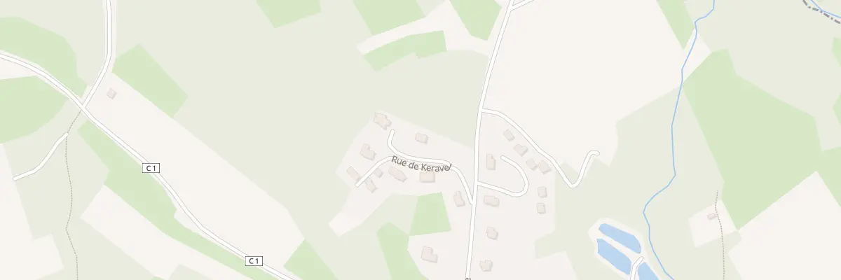 Plan du 7 Keravel au Cloître-Saint-Thégonnec