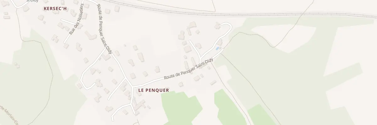 Plan du 26 Rte du Penquer Saint Didy à Plouigneau