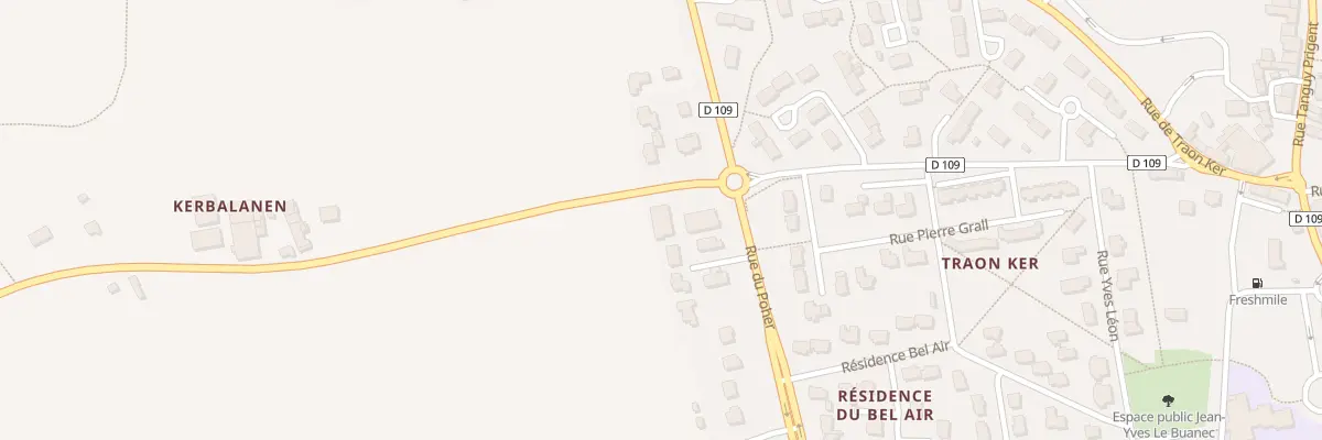 Plan du 1B Rue du Poher à Plourin-lès-Morlaix
