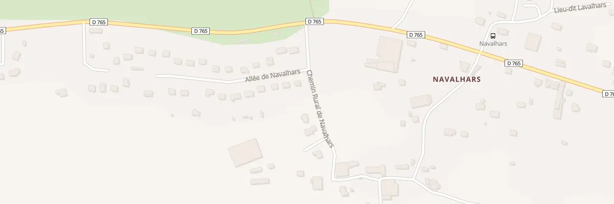 Plan du 1 All de Navalhars à Rosporden