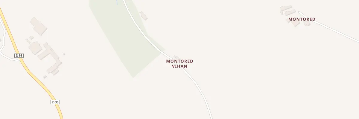 Plan du 1 Montoret Vihan à Saint-Goazec