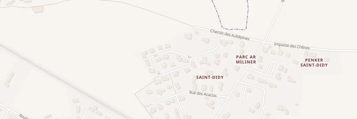 Plan du 4 Rue du Clos de Saint Didy à Plouigneau