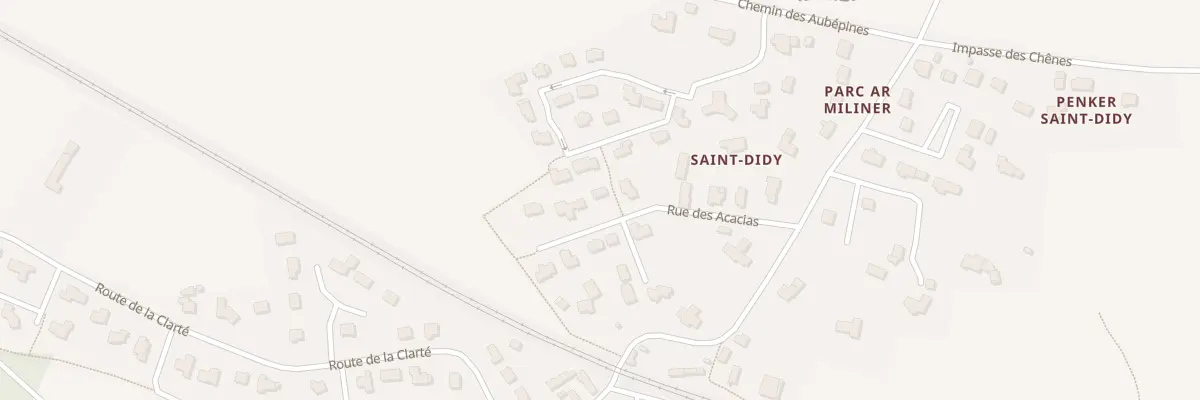 Plan du 17 Rue des Acacias à Plouigneau