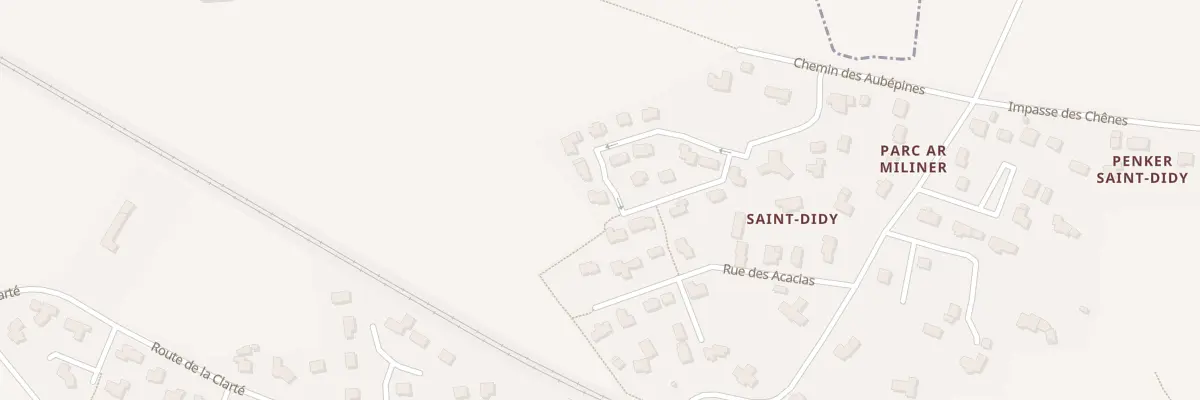 Plan du 17 Rue du Clos de Saint Didy à Plouigneau