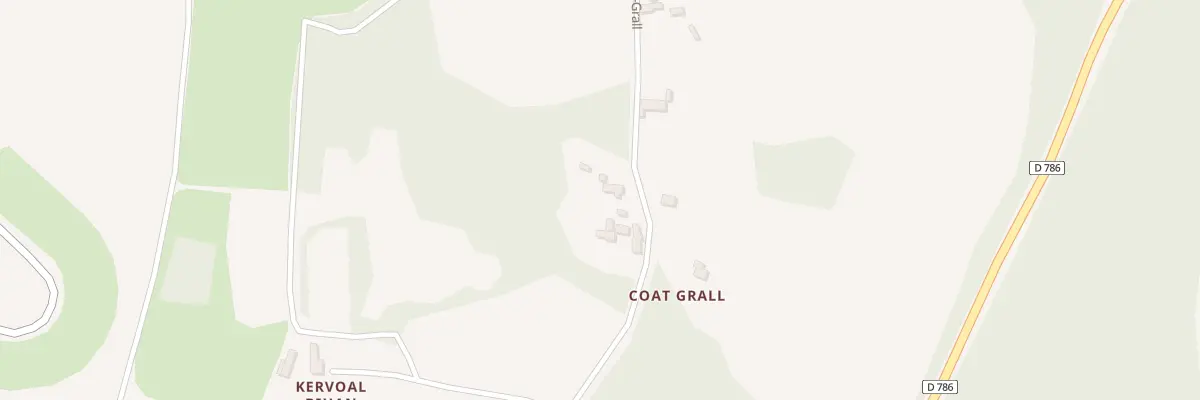Plan du 22 Coat Grall à Morlaix