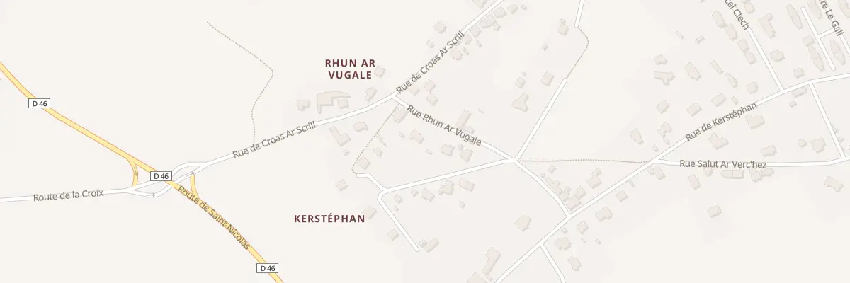 Plan du 12 Rue Rhun Ar Vugale à Plougasnou