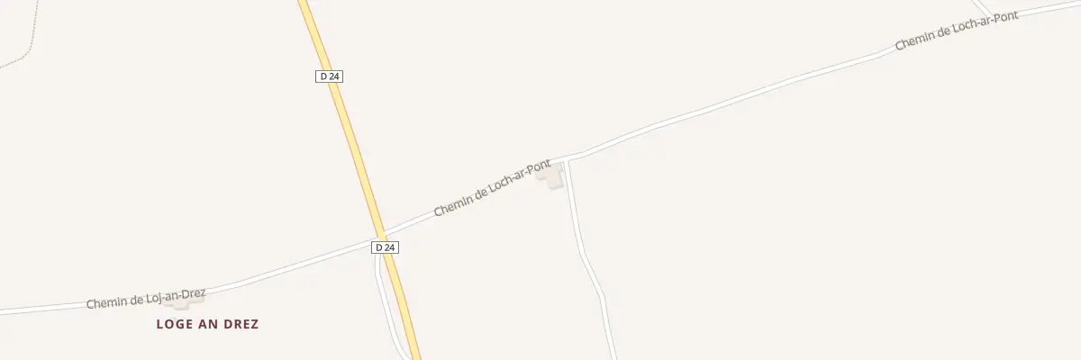 Plan du 4700 Rte de Rosporden à Melgven