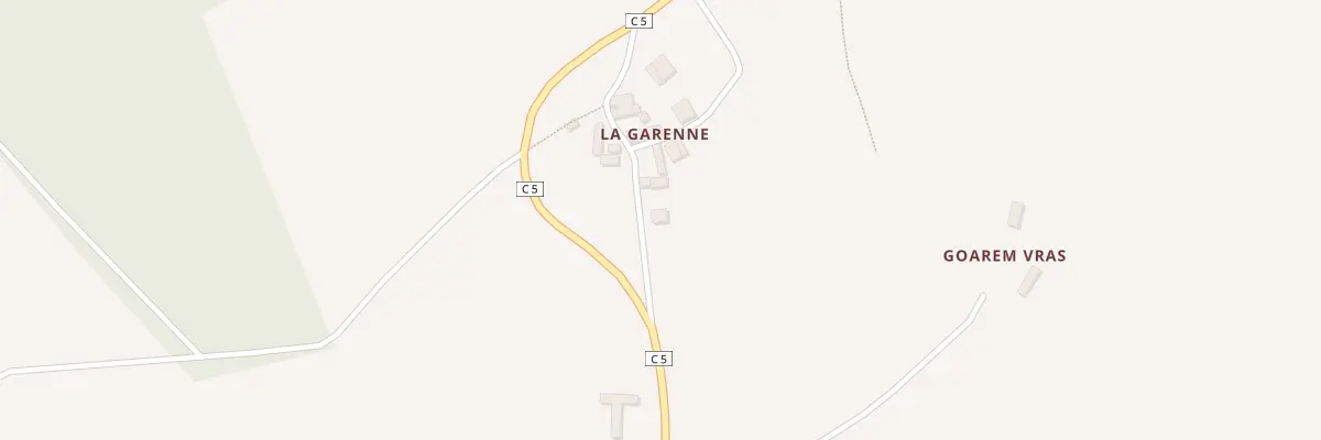 Plan du 232A La Garenne à Collorec