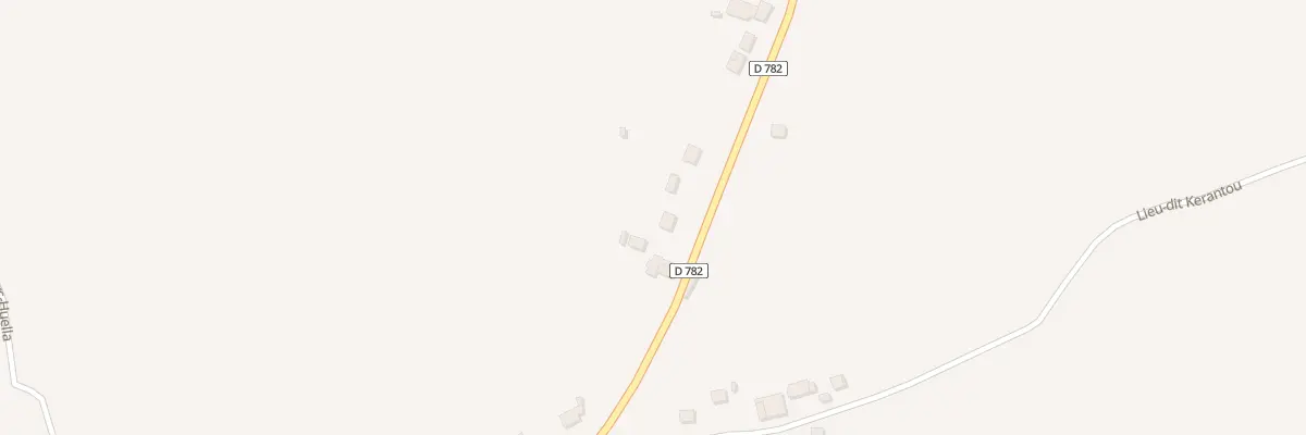 Plan du 534 Kerlan à Rosporden