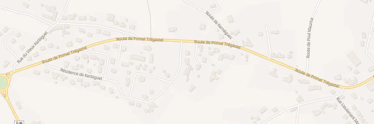 Plan du 4 Res de Kerbiguet à Plougasnou