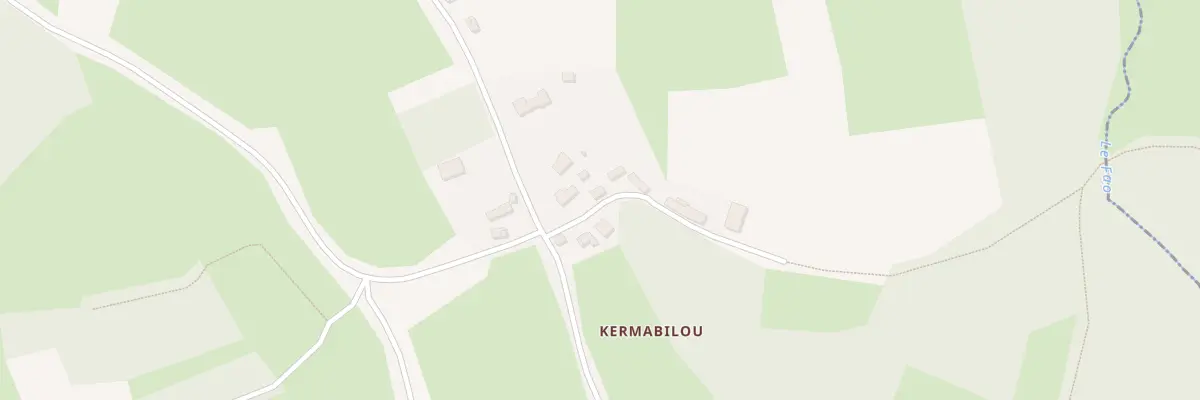 Plan du 5029 Kermabilou à La Feuillée