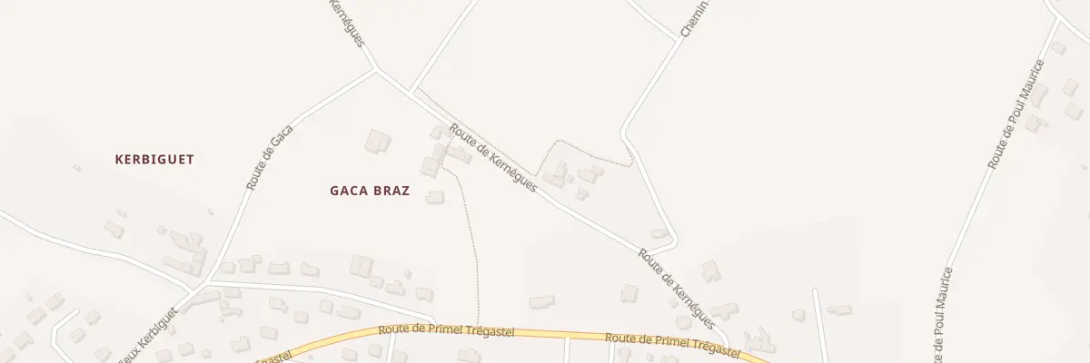 Plan du 17 Rte de Kernégués à Plougasnou