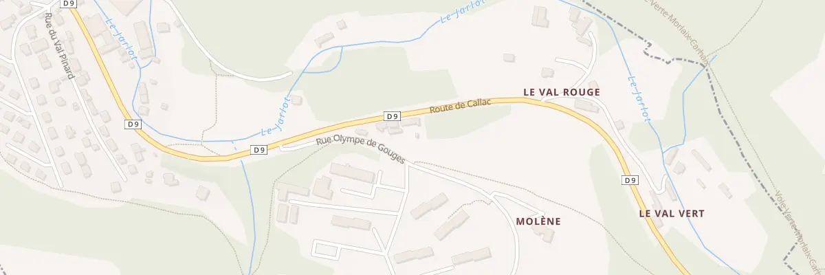Plan du 99 Rte de Callac à Morlaix