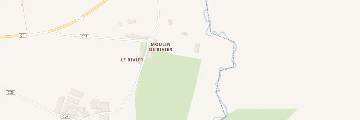 Plan du 5109F Moulin de Rivier à Tourch