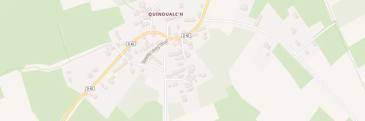 Plan du 5035 Quinoualc’H à Berrien