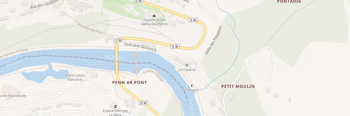 Plan du 9005 Quai Jean Guivarc’H à Châteauneuf-du-Faou
