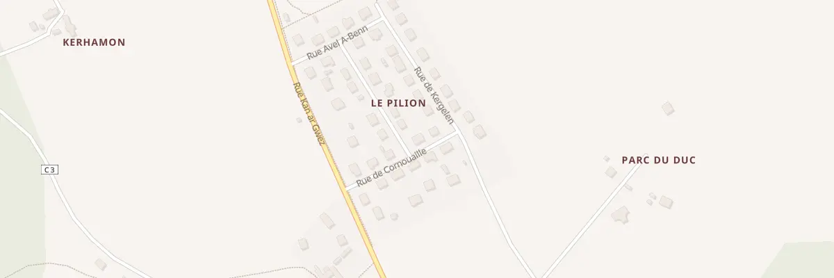 Plan du 6 Rue de Cornouaille à Plourin-lès-Morlaix