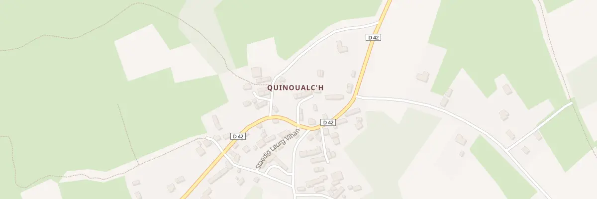 Plan du 34 Quinoualc’H à Berrien